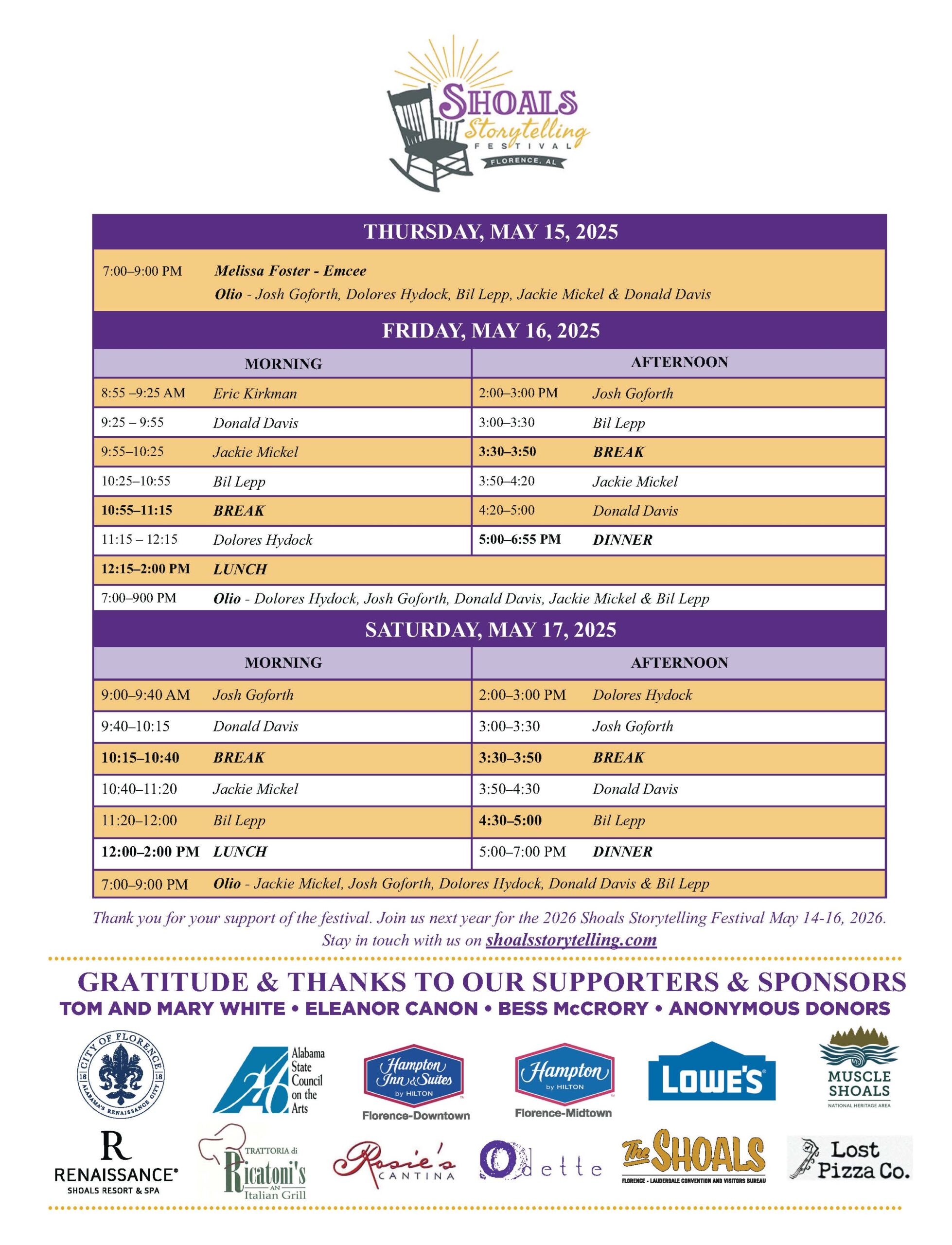 ShoalsStorytellersFestival_Schedule2025_9647 (1) Shoals Storytelling Festival 2025 Schedule