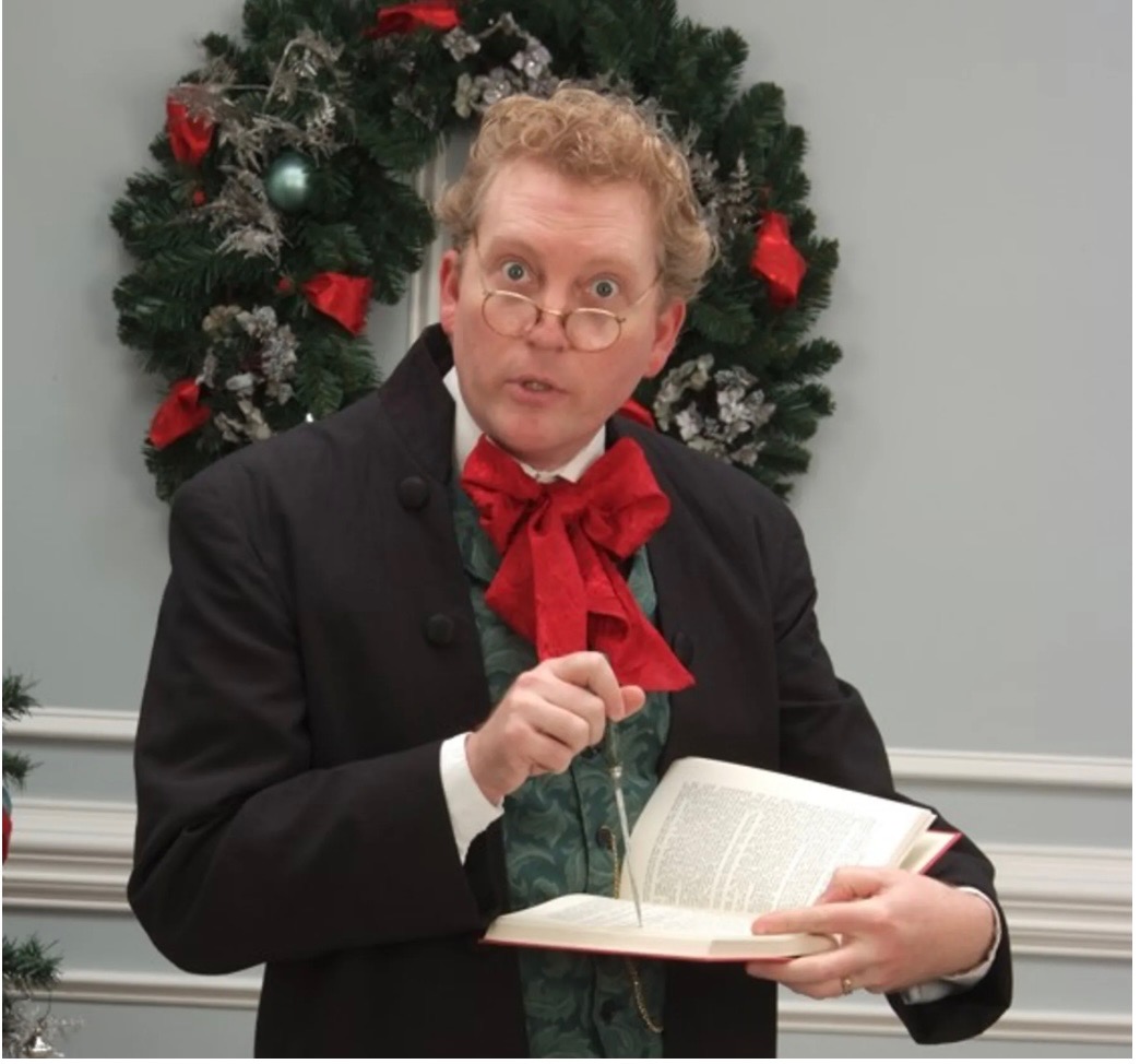 Storyteller Tim Lowry present A Christmas Carol by Charles Dickens.